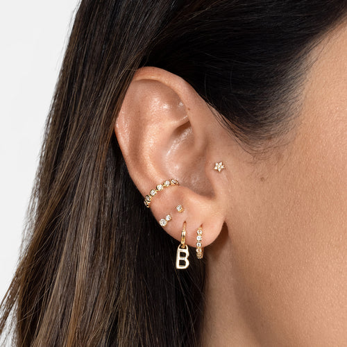 Noa Double Diamond Studs
