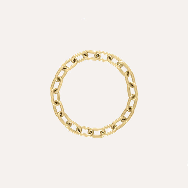 Long Link Chain Ring | 2.95 mm