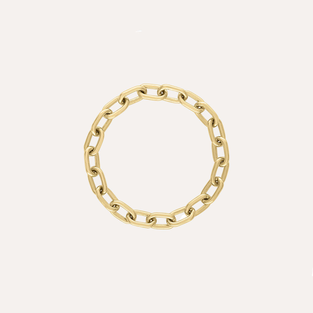 Long Link Chain Ring | 2.95 mm