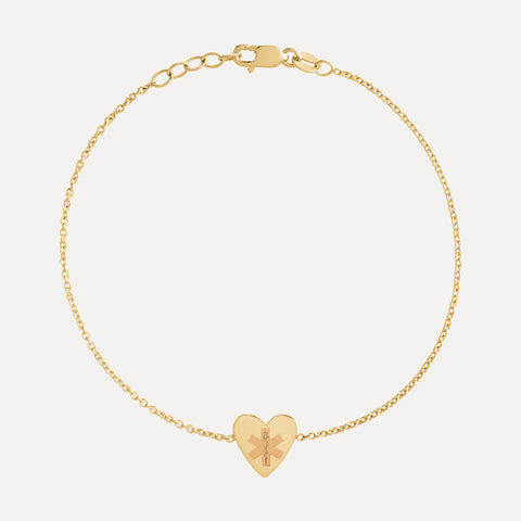 Mini Mini Enamel Hearts Station Necklace