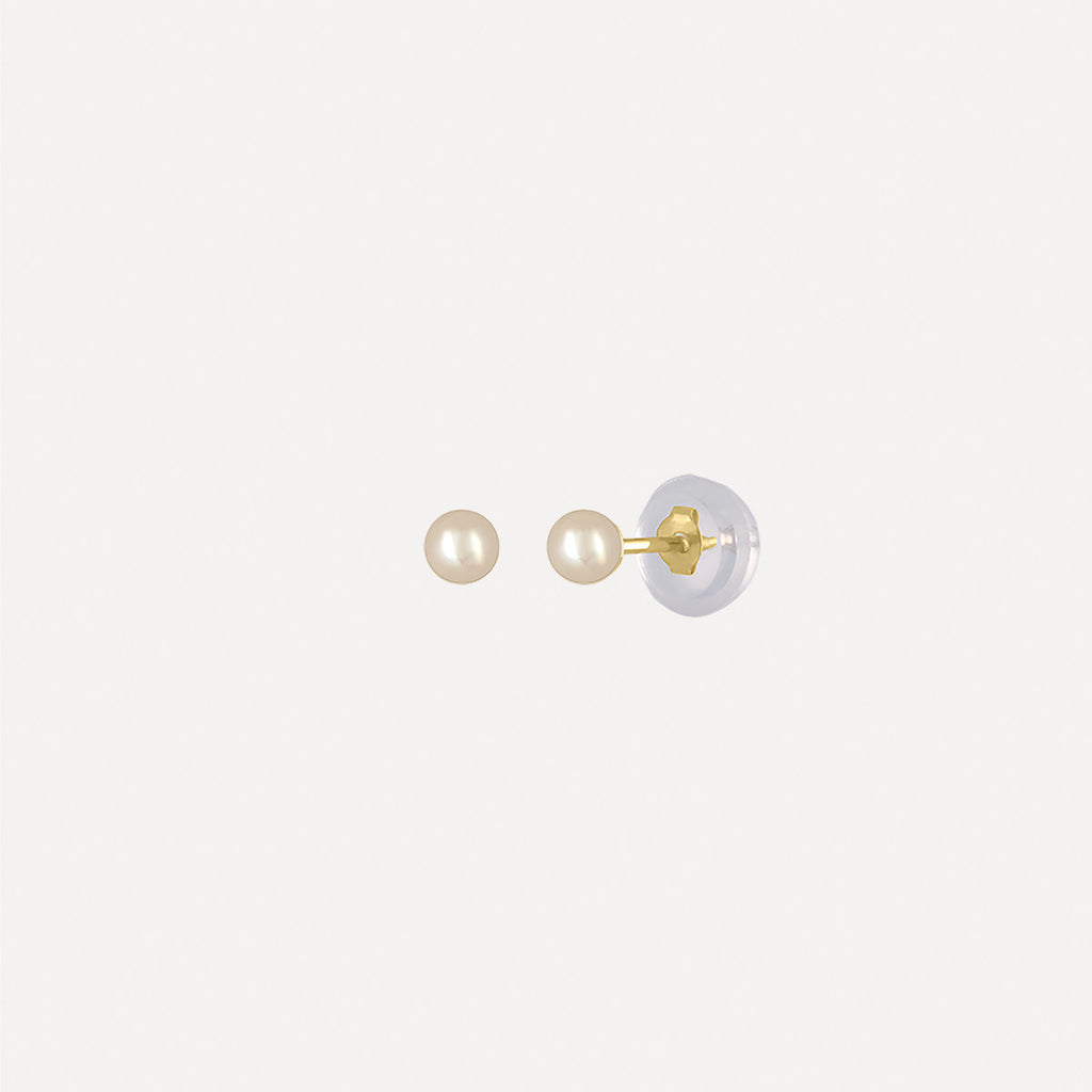 Micro Pearl Stud Earrings