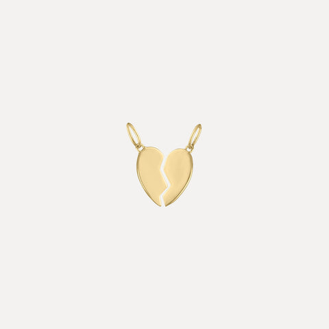 Diamond Heart Chain Ring