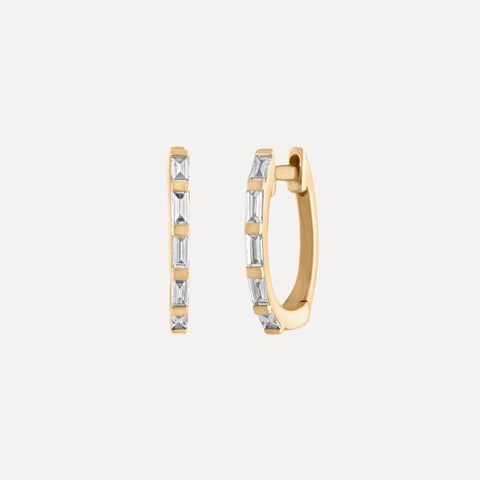 Noa Double Diamond Studs