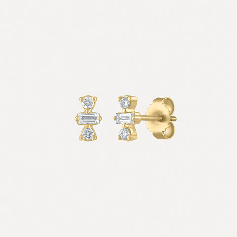 Two Tone Diamond Eternity Band