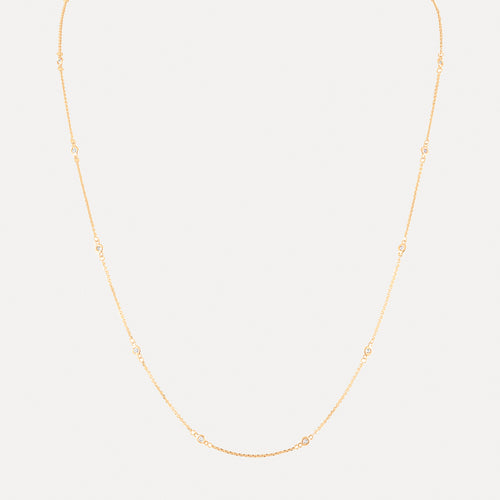 Mini Diamond By The Yard Necklace