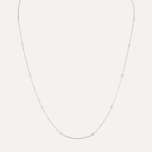 Mini Diamond By The Yard Necklace