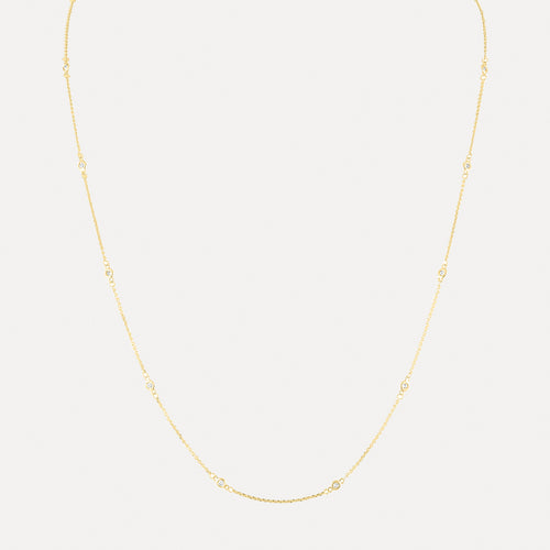 Mini Diamond By The Yard Necklace