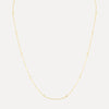 Mini Mini Enamel Hearts Station Necklace