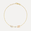 Mini Mini Enamel Hearts Station Necklace