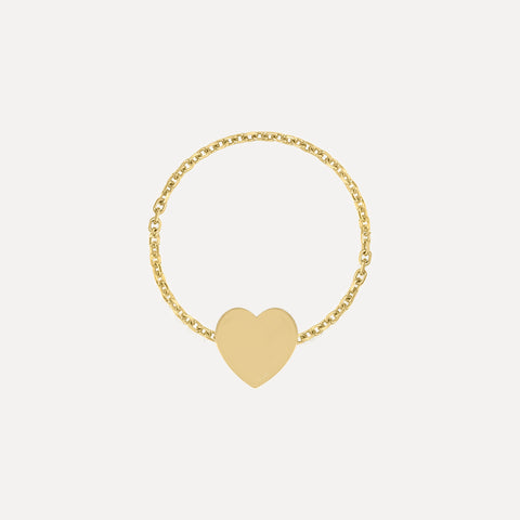 Mixed Shape Diamond Heart Necklace