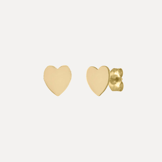 Mini Heart Stud Earrings