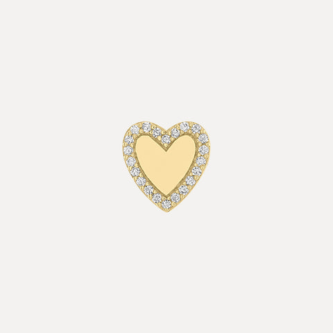 Enamel Letter Charm - Lime