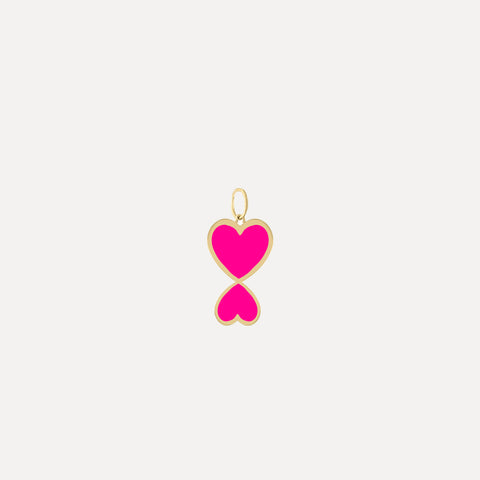Mini Mini Enamel Hearts Station Necklace