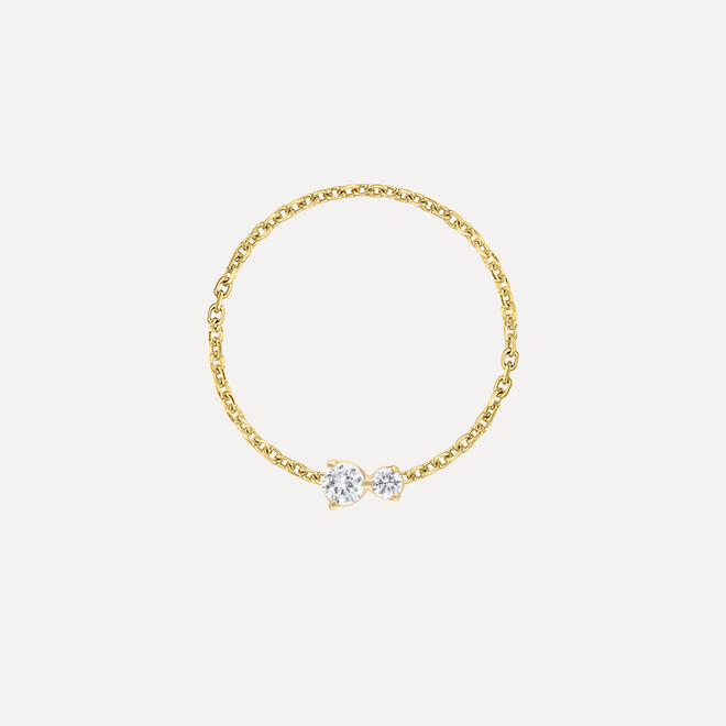 Noa Double Diamond Chain Ring