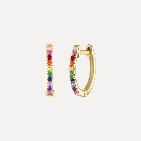 Noa Double Diamond Studs