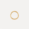 White Topaz Seamless Hoop Earring | 8mm