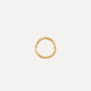 White Topaz Seamless Hoop Earring | 8mm