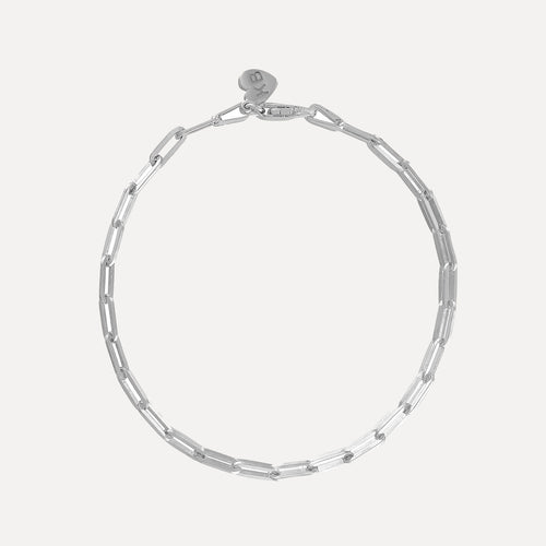 Thin Long Link Bracelet