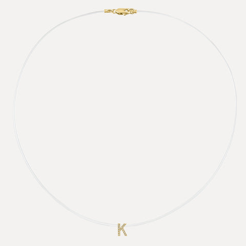 Enamel Letter Necklace (custom)