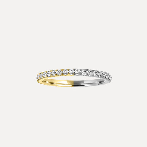 Single Prong Diamond Eternity Band