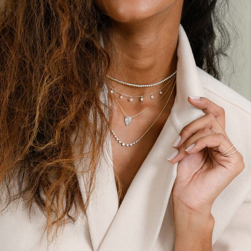 Dangling Diamond Necklace