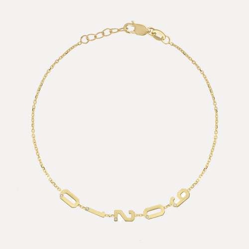 Mini Zip Code Bracelet