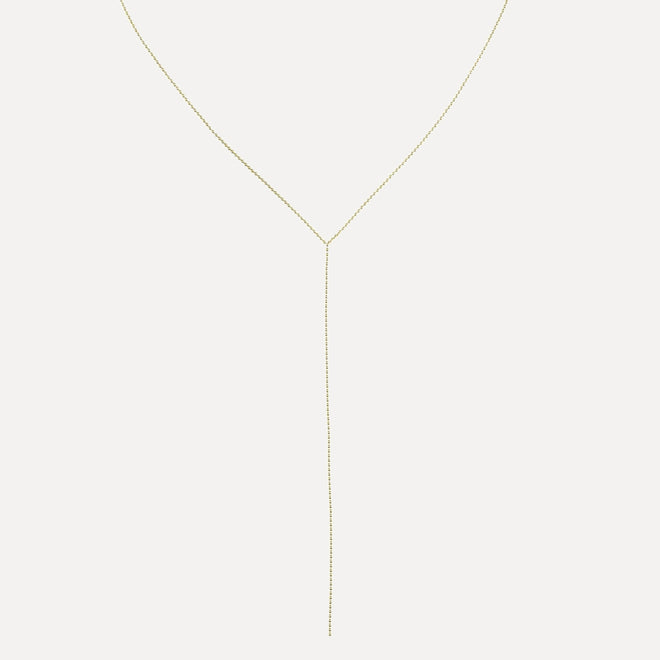 Beaded Lariat Necklace