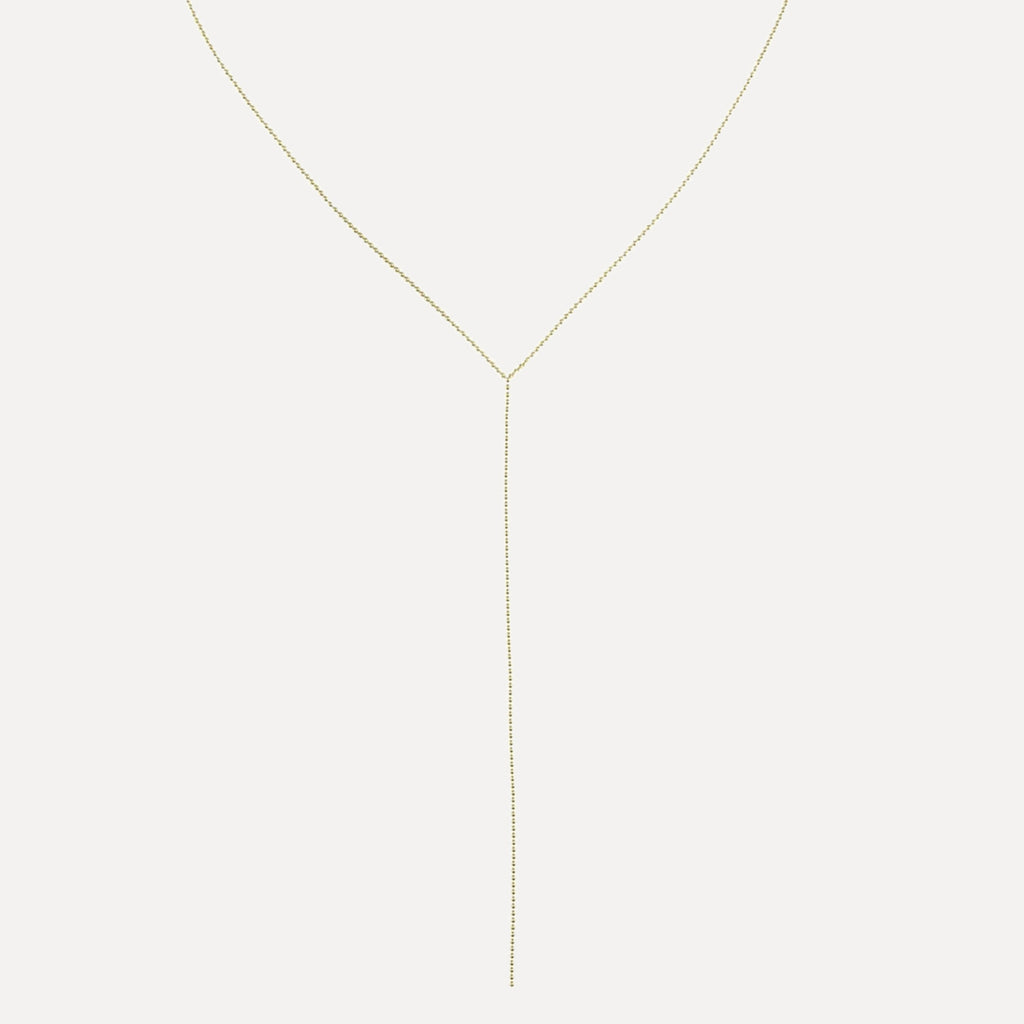 Beaded Lariat Necklace