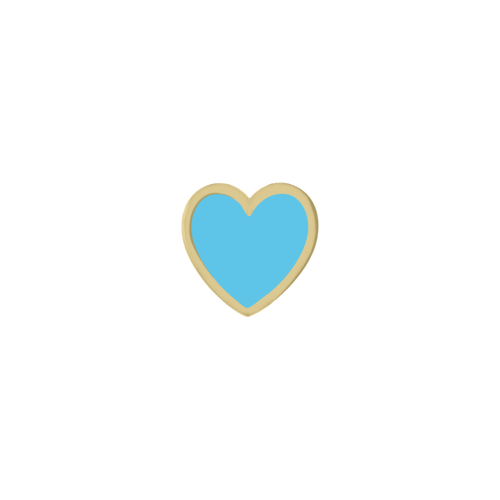 Enamel Mini Heart Charm - Kelly Bello Design