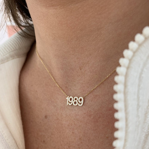 Enamel Nameplate Necklace - Kelly Bello Design