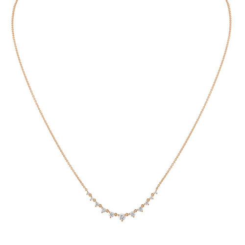 Graduated Diamond Necklace - Kelly Bello Design
