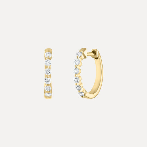 Noa Double Diamond Studs