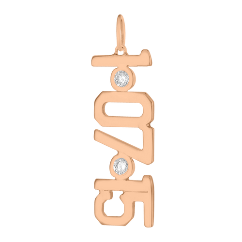Mini Date Necklace Charm - Kelly Bello Design