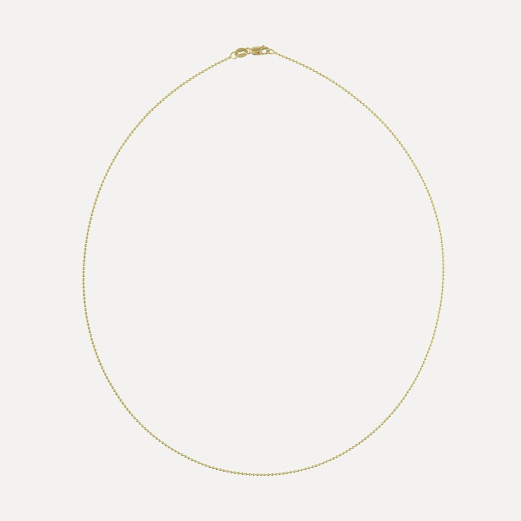 Mini Gold Bead Necklace