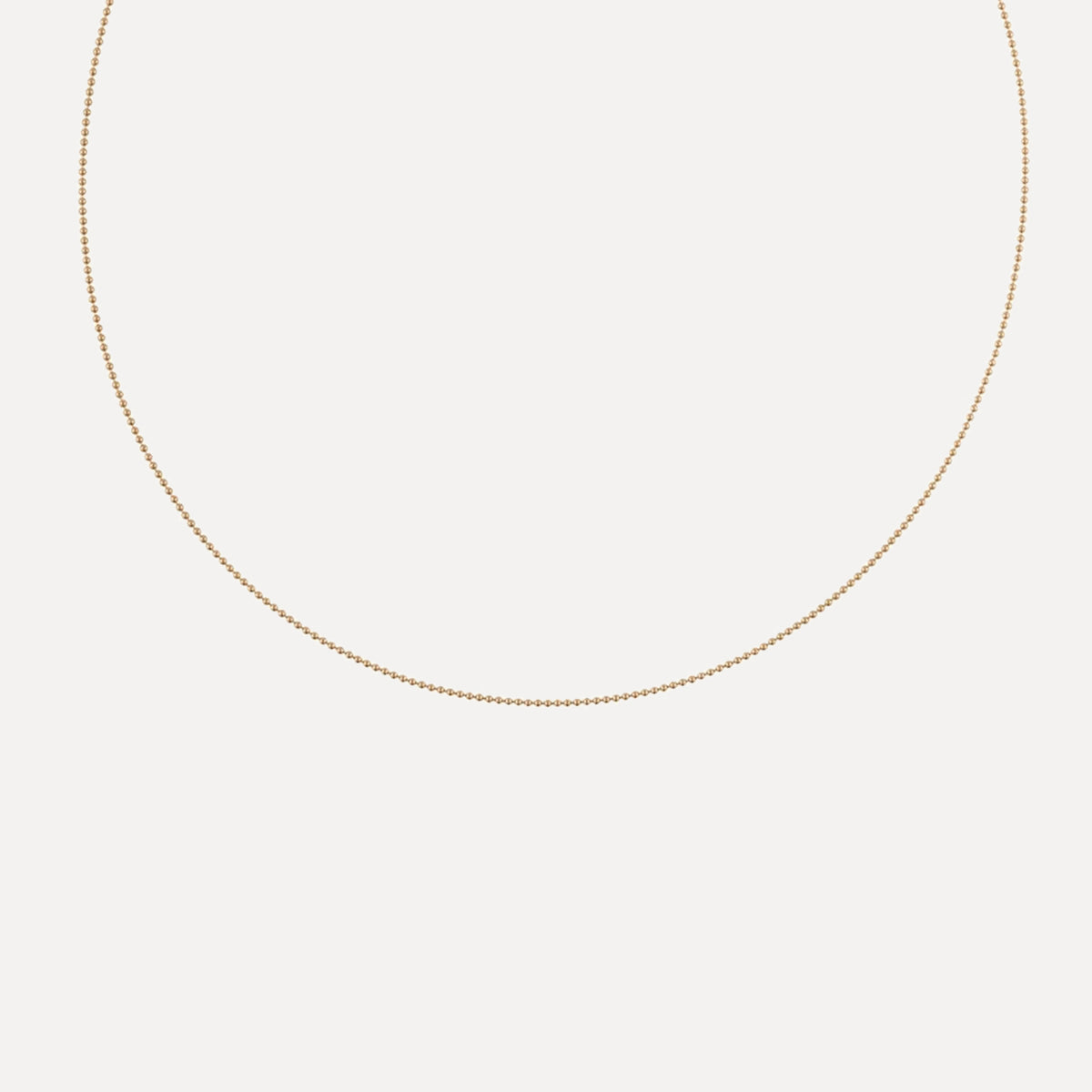 Mini Gold Bead Necklace