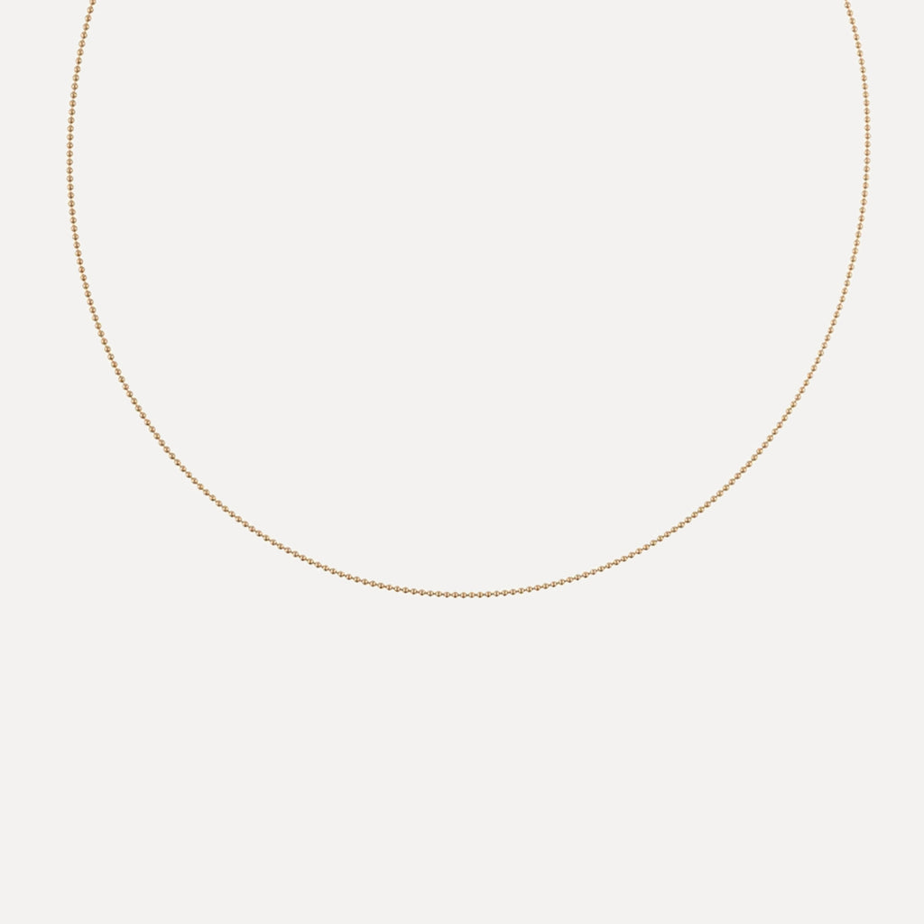 Mini Gold Bead Necklace