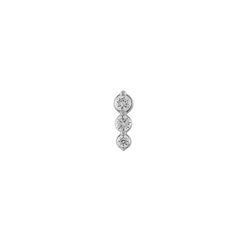 Mini Graduated Diamond Studs - Kelly Bello Design