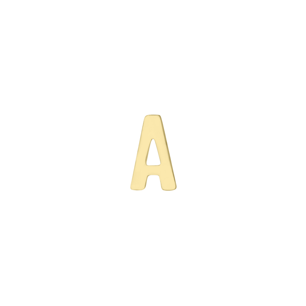 Mini Letter Charm - Plain - Kelly Bello Design