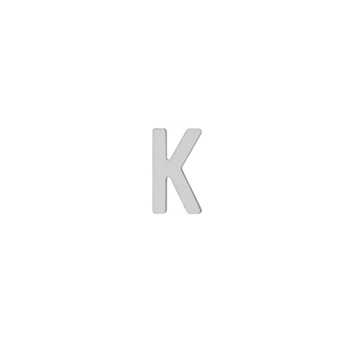 Mini Letter Charm - Plain - Kelly Bello Design