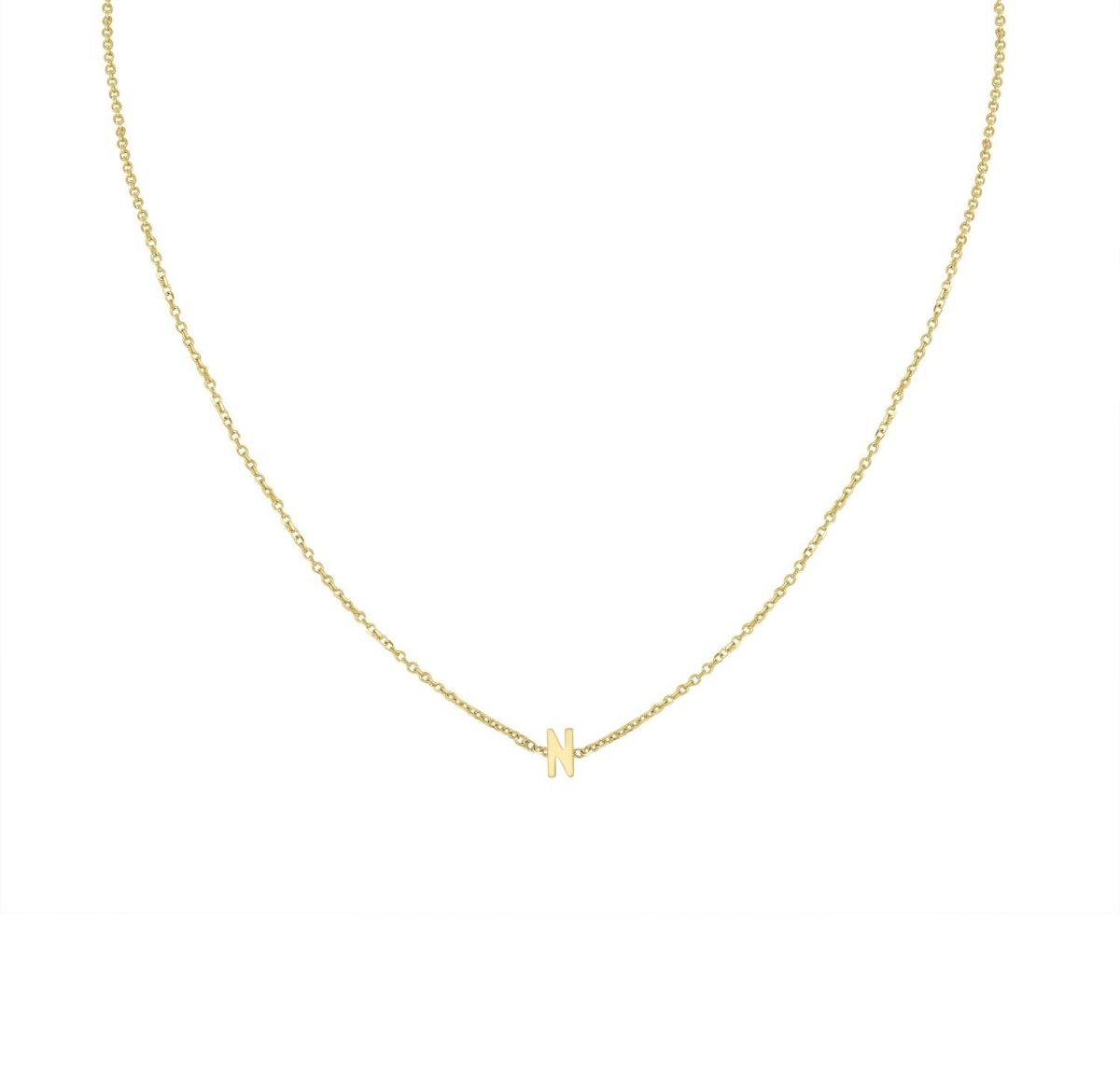 Buy H Initial Necklace - Heart Gold Plated Chain Pendant - Name Charm  Online at desertcartINDIA