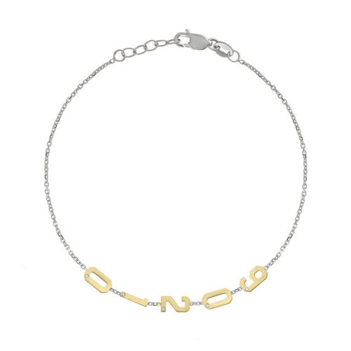 Mini Zip Code Bracelet - Kelly Bello Design
