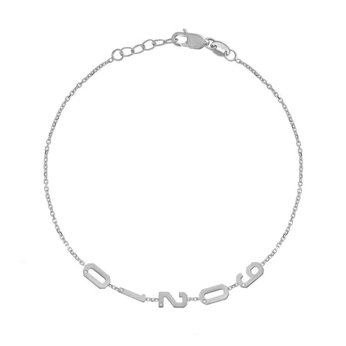 Mini Zip Code Bracelet - Kelly Bello Design