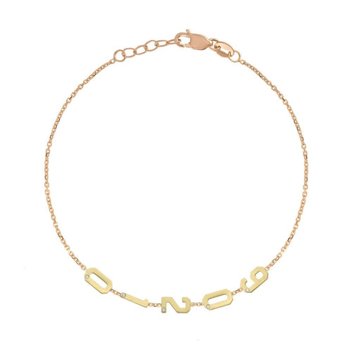 Mini Zip Code Bracelet - Kelly Bello Design