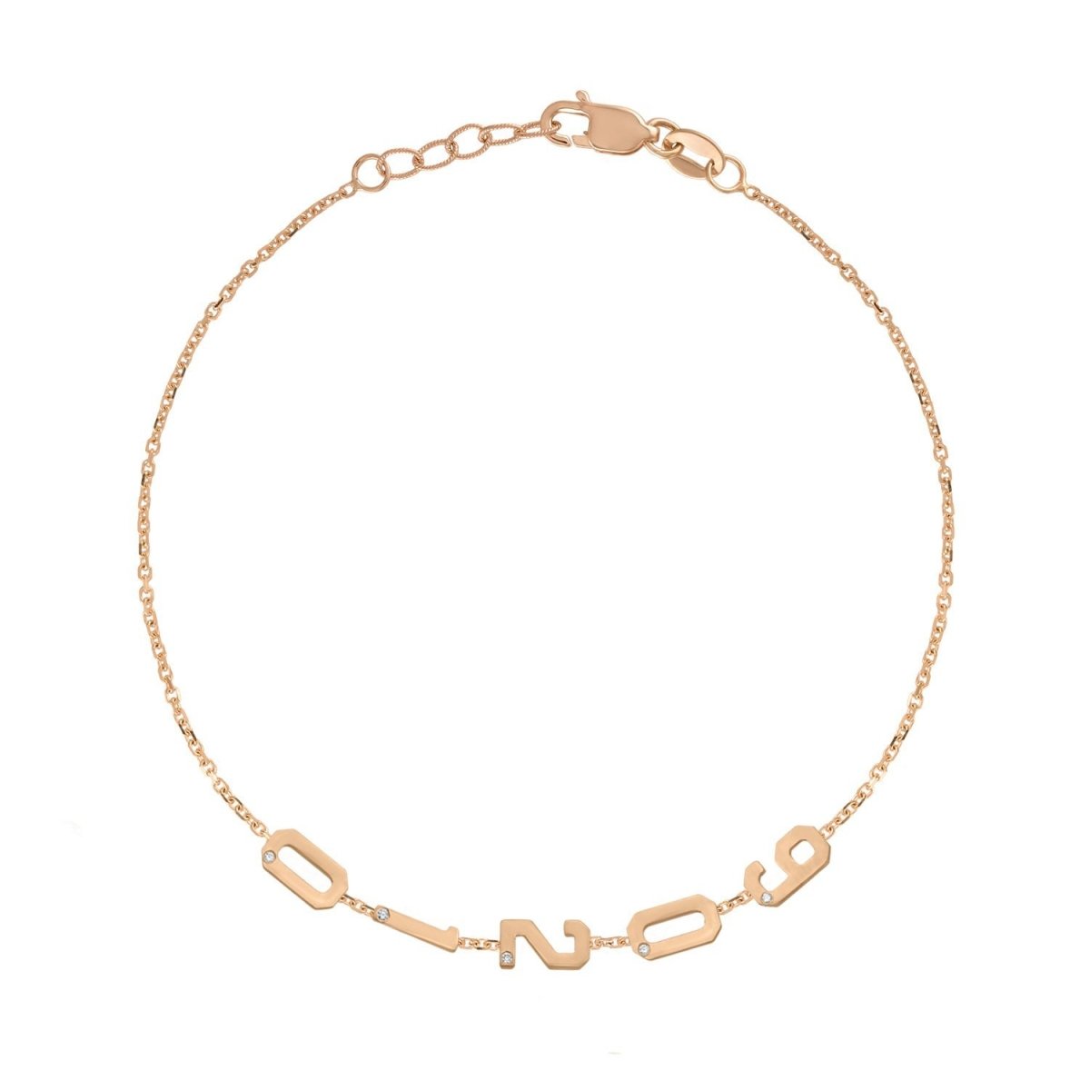 Mini Zip Code Bracelet