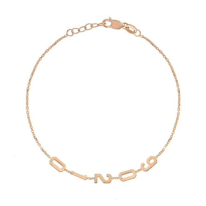 Mini Zip Code Bracelet - Kelly Bello Design