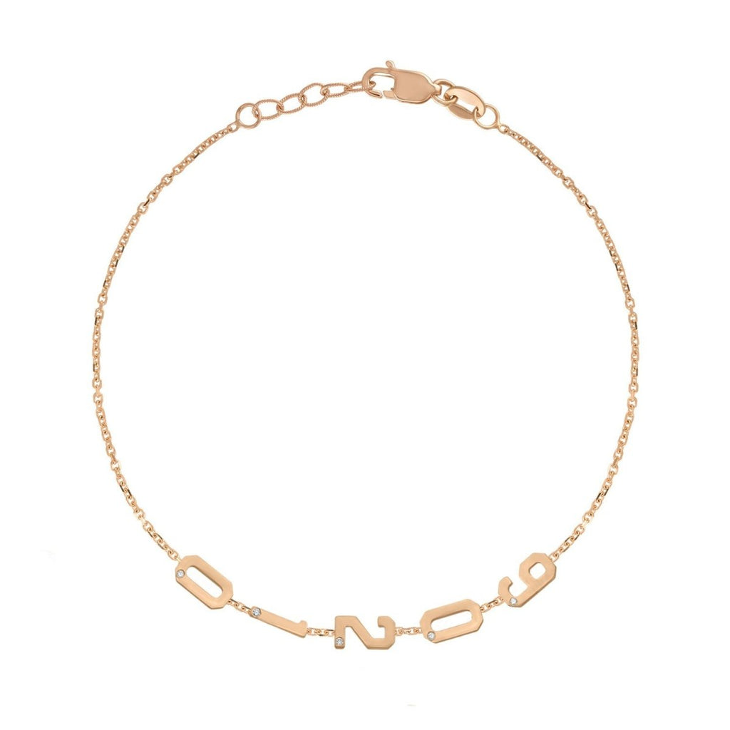 Mini Zip Code Bracelet - Kelly Bello Design