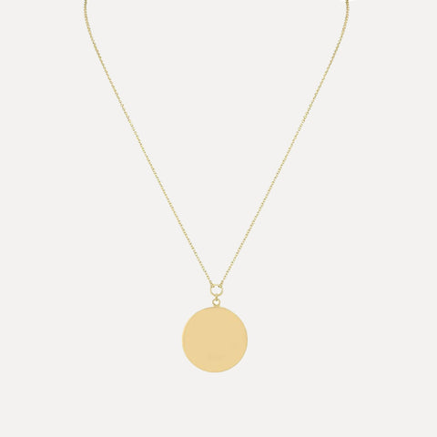 Double Disk Necklace