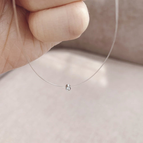 Translucent Diamond Necklace - Kelly Bello Design
